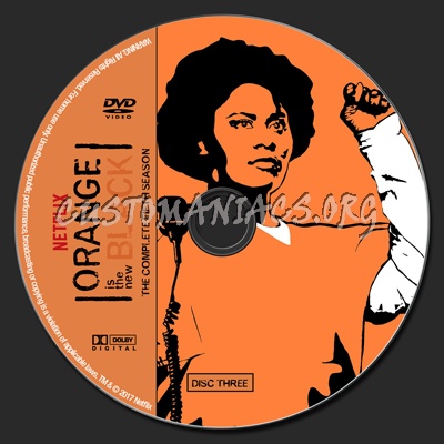 Orange is the New Black Season 5 dvd label