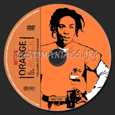 Orange is the New Black Season 5 dvd label