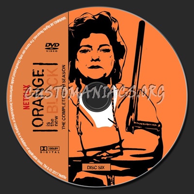 Orange is the New Black Season 5 dvd label