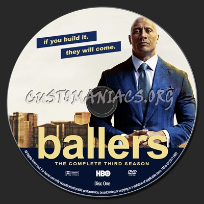 Ballers Season 3 dvd label