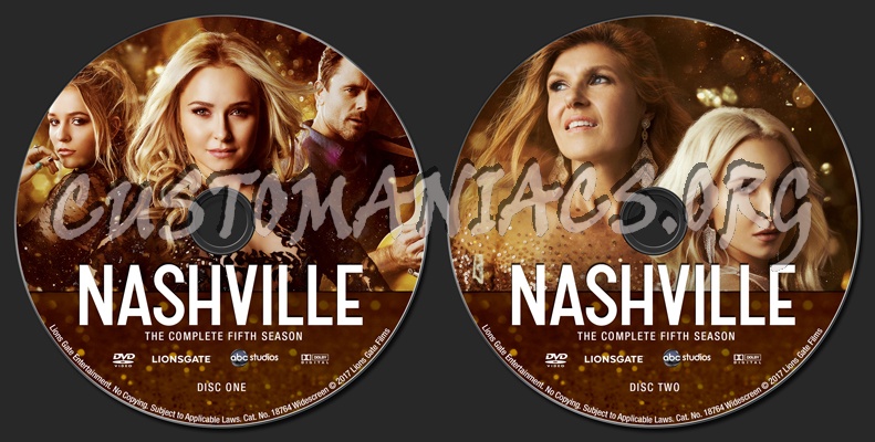 Nashville Season 5 dvd label