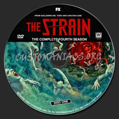 The Strain Season 4 dvd label