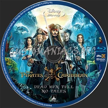 Pirates Of The Caribbean Collection blu-ray label