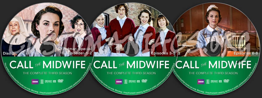 Call the Midwife - Season 3 dvd label