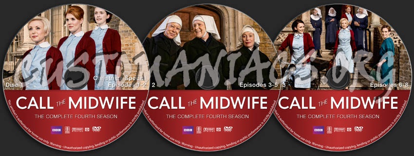 Call the Midwife - Season 4 dvd label