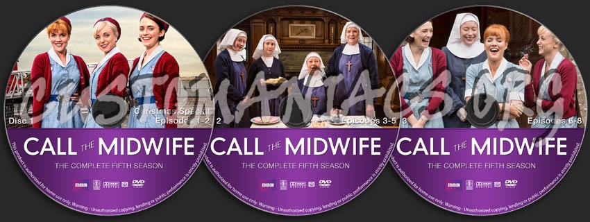 Call the Midwife - Season 5 dvd label