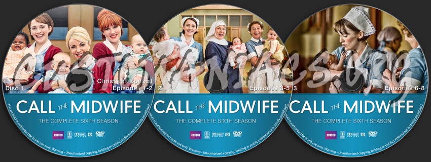 Call the Midwife - Season 6 dvd label