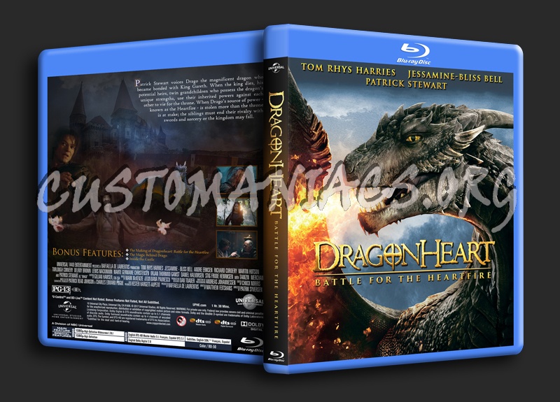 Dragonheart: Battle For The Heartfire dvd cover
