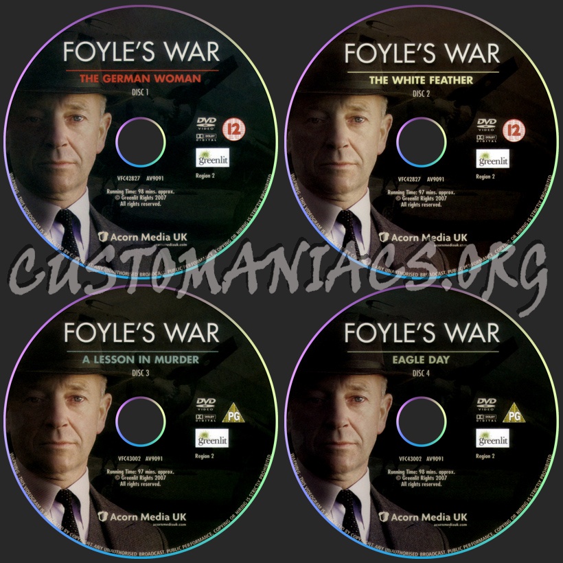 Foyle's War Series 1 dvd label