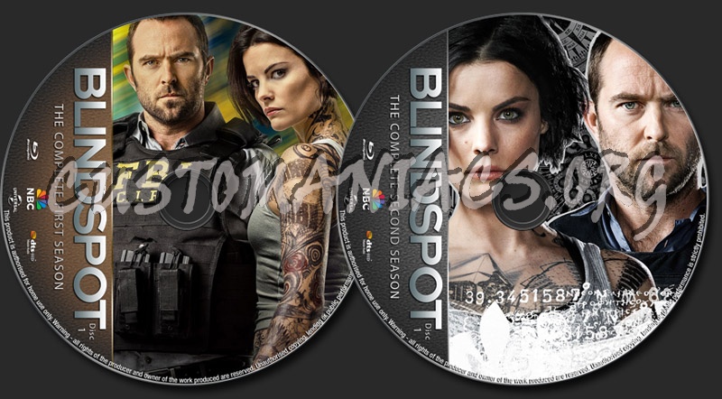 Blindspot Season 1-2 blu-ray label