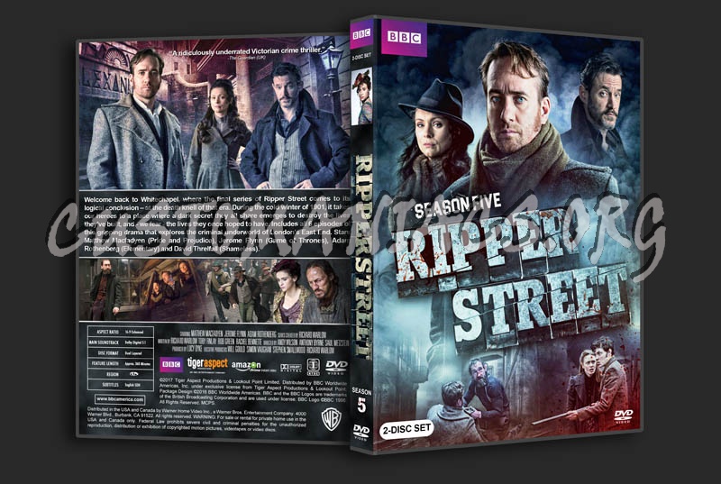 Ripper Street - Season 5 dvd cover