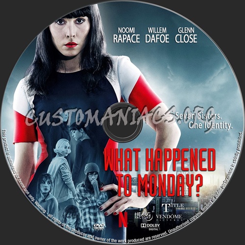 What Happened To Monday dvd label