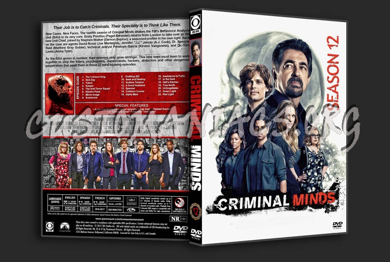 Criminal Minds - Season 12 dvd cover