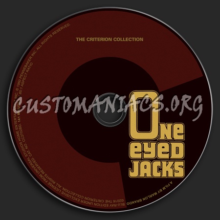 844 - One-Eyed Jacks dvd label