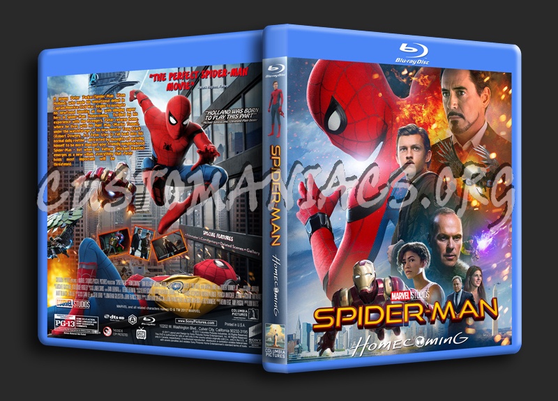 Spider-Man: Homecoming dvd cover