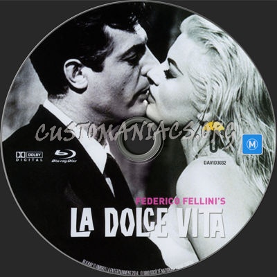 La Dolce Vita blu-ray label