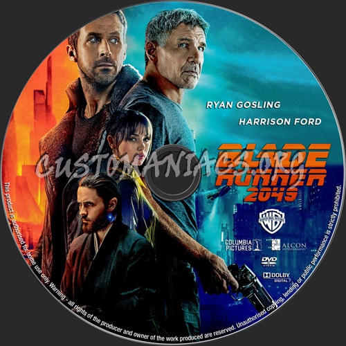 Blade Runner 2049 dvd label