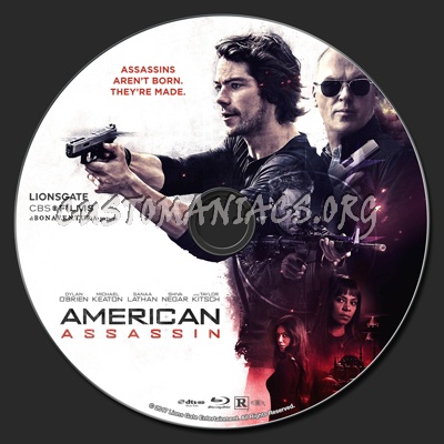 American Assassin blu-ray label