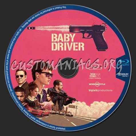 Baby Driver blu-ray label