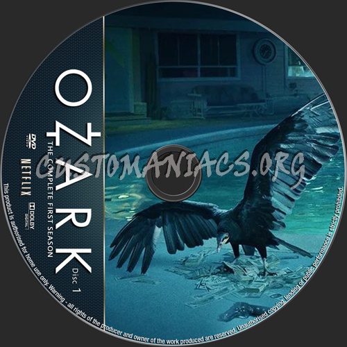 Ozark Season 1 dvd label