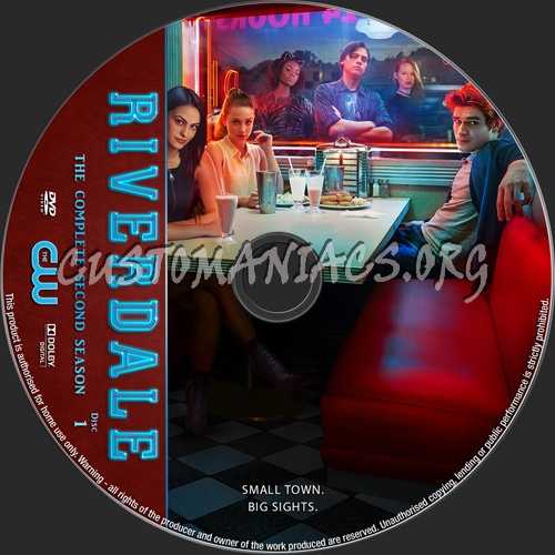 Riverdale Season 2 dvd label