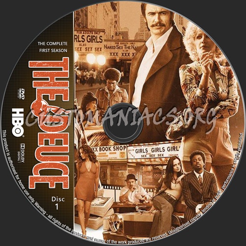 The Deuce Season 1 dvd label