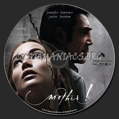 Mother (aka Mother!) blu-ray label