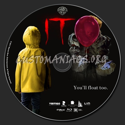 It (2017) blu-ray label