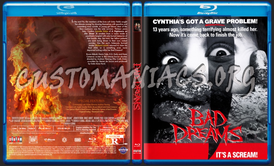 Bad Dreams (1988) dvd cover