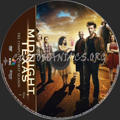 Midnight Texas Season 1 dvd label