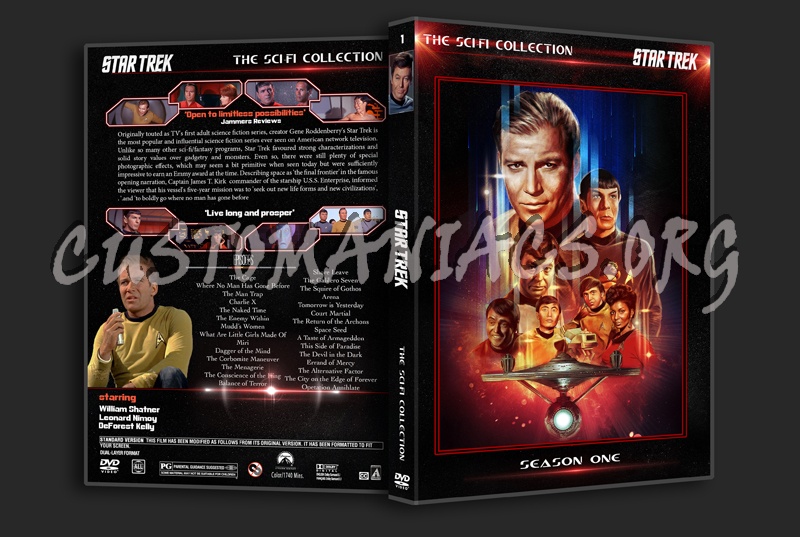 Star Trek Season 1 (The Sci-Fi Collection) dvd cover