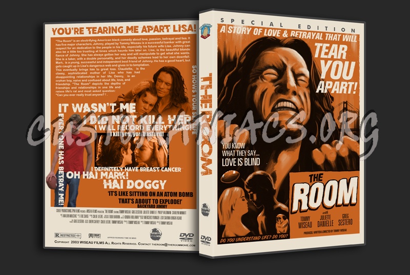 The Room dvd cover