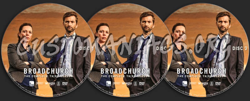 Broadchurch - Season 3 dvd label