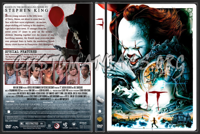 It (2017) dvd cover