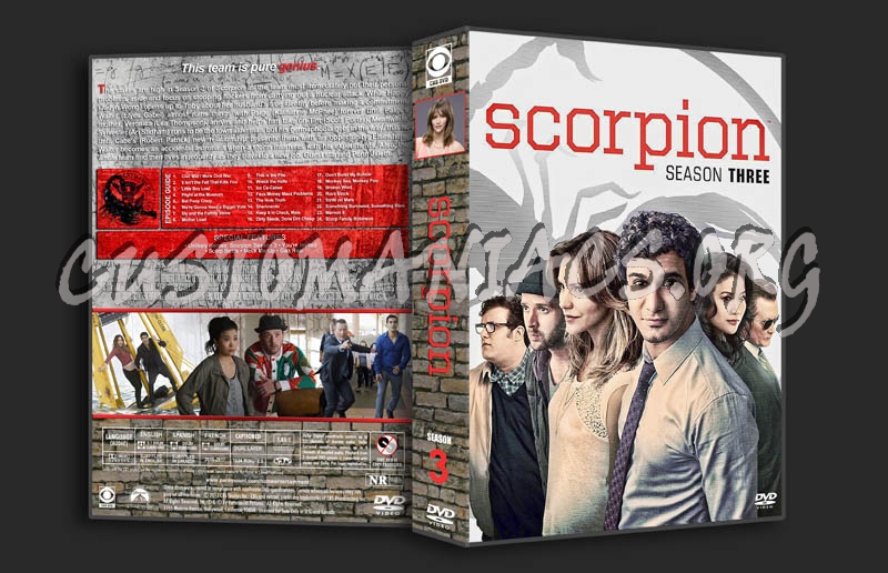 Scorpion - Season 3 dvd cover