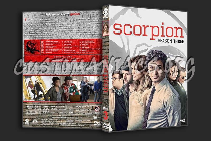 Scorpion - Season 3 dvd cover