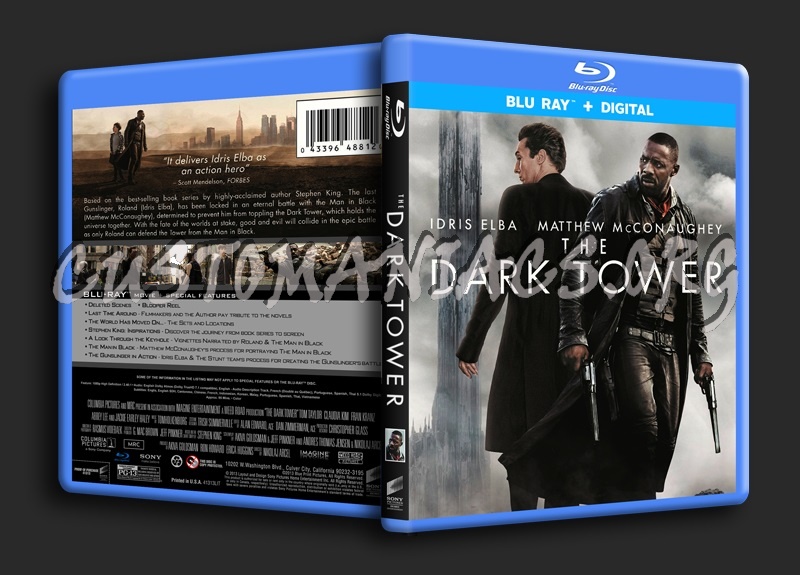 The Dark Tower blu-ray cover