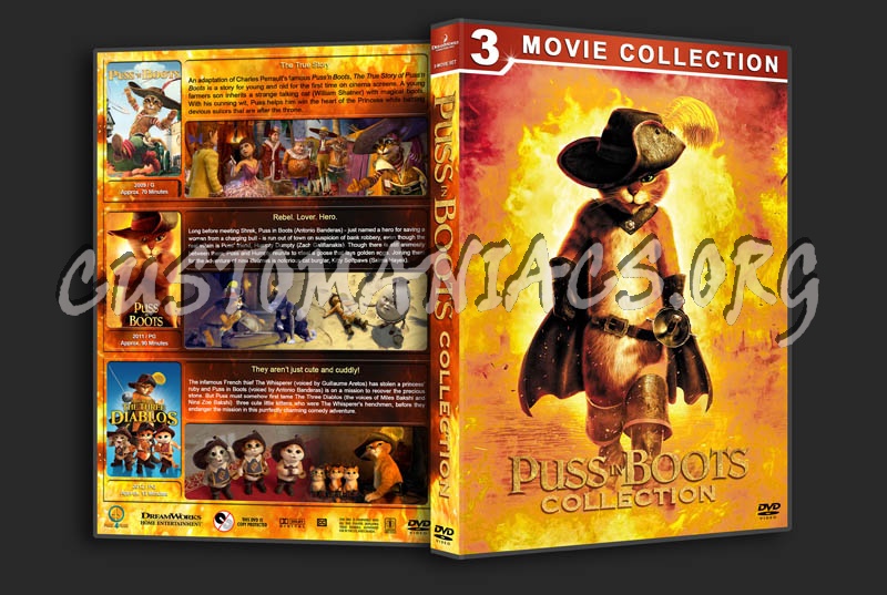 Puss in Boots Collection dvd cover