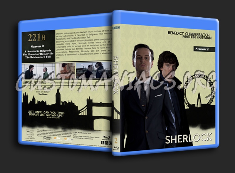 Sherlock Season 2 blu-ray cover