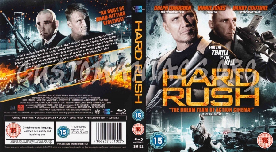 Hard Rush blu-ray cover