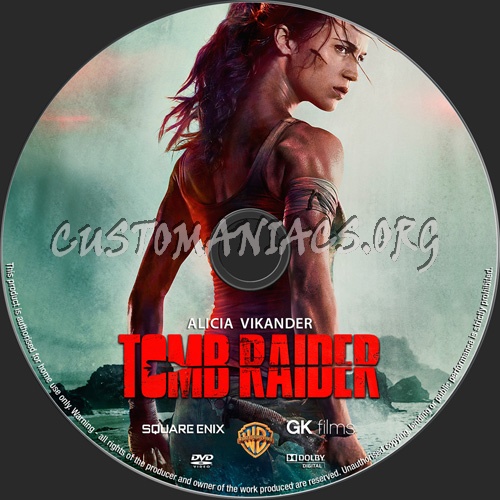 Tomb Raider dvd label