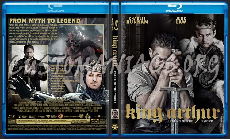 King Arthur Legend Of The Sword blu-ray cover