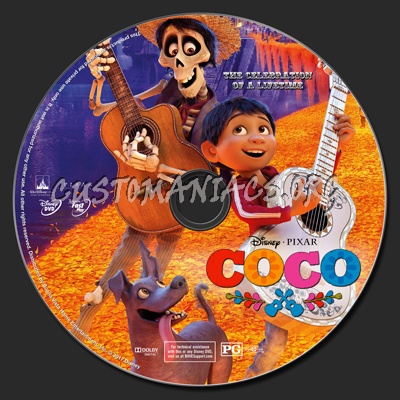 Coco dvd label