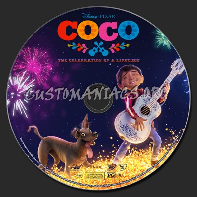 Coco dvd label