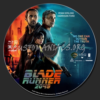 Blade Runner 2049 blu-ray label