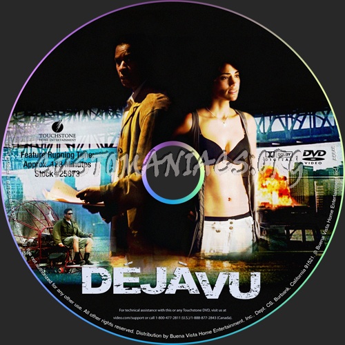 Deja Vu dvd label