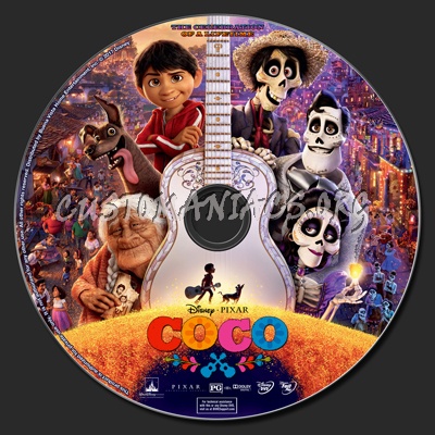 Coco dvd label