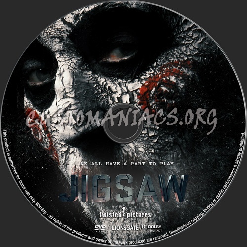 Jigsaw dvd label