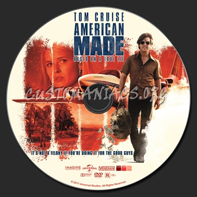 American Made dvd label