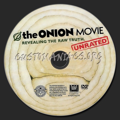 The Onion Movie dvd label